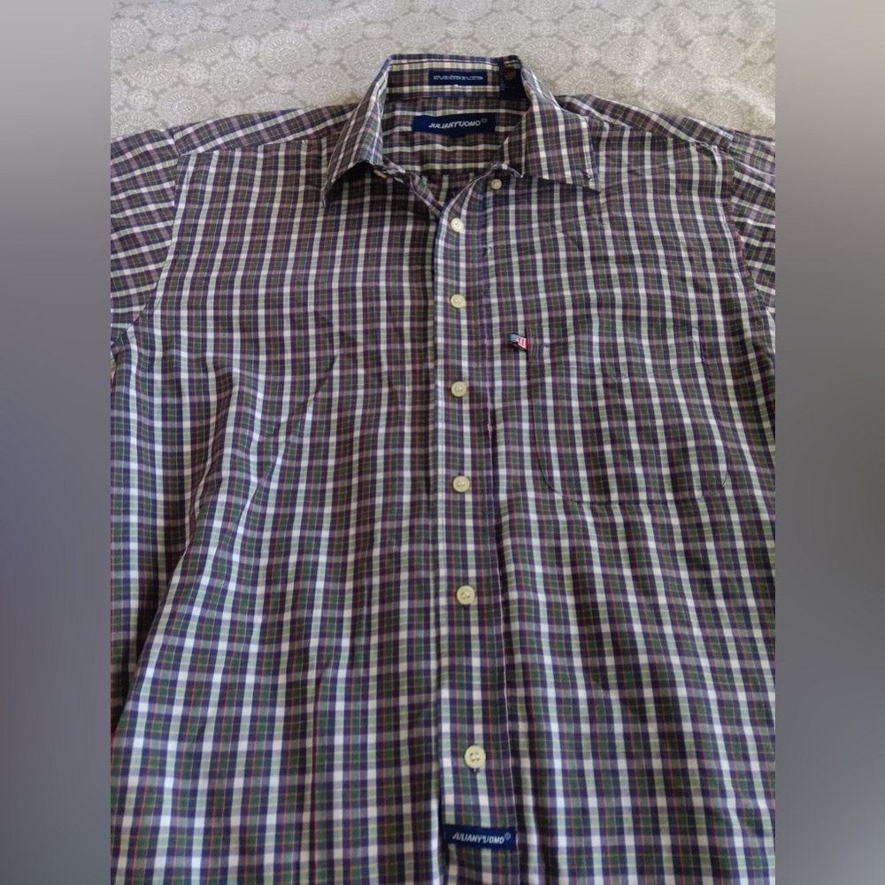 Men button down casual shirt